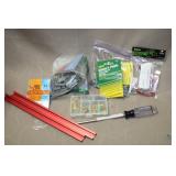 Staples, Batteries, T-Slot Track, Glazier