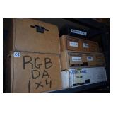 RGBHV Distribution Amps, Video switcher boxes 6 pc