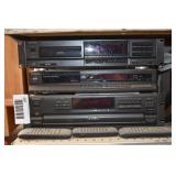 lot of 3 home audio components