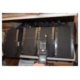 Lot of 6 Motorola radius p200 handsets, 4 acoustic