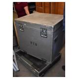 Large Rolling Shipping Case with 2 compartments