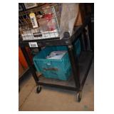 Plastic rolling cart