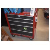 Kraftsman rolling tool cart including drawer conte