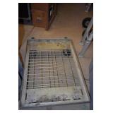 Aluminum hand truck on wheels