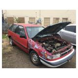 1992 MITSUBISHI MIRAGE JA3CU24A3NU028728