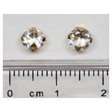 10KT Zircon earrings
