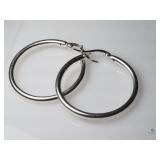 Sterling Silver earrings 1.5 inch