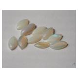 10 Genuine Opals