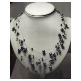 Sterling Silver FW Peacock Pearls 18 inches