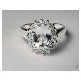 Sterling Silver Cubic Zircon size 8