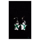 Snowman Earrings
