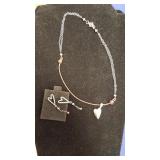 Silpada Heart Necklace and Earrings