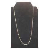 14 Karat Gold Plated Brass Rope Chain (1.4mm)20"