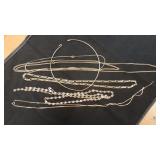 (7) Gold Colored Necklaces