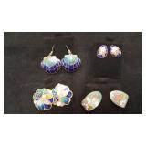 (4) Pairs Earrings