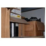 3 ring binders and other office supplies