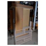 Laminant bed frame and Book Shelf unit