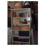 Approximately 11 baskets, globe, and more