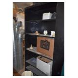 Black Metal Shelving Unit