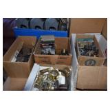 Approximately 4 boxes of door latches and other ha