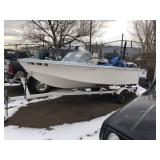 1960 AMERICAN TRAILER/W BOAT