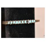 Sterling Silver and Turquoise Bracelet and Ring