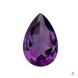 Amethyst Loose Stone - Teardrop 1.28 Carat