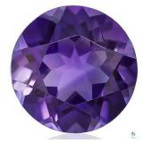 Amethyst Loose Stone - Round 6mm .80 Carat