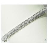 Crystal Bangle Bracelet High Fashion 2-Row