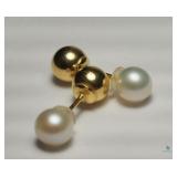 Gold Plated Sterling Silver Earrings Sterling