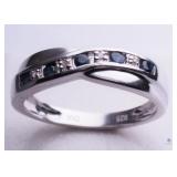 St.Sil Sapphire Ring Sterling Silver Sapphire