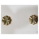 18k Yellow Gold Stud Earrings 18kt Yellow Gold