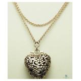 Heart Pendant St. Silver Sterling Silver