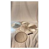 Plastic collanders, grease splatter screen,
