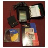 Vintage Palm Pilot and case Working condition