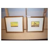 Pair pictures Barb Wire Fence, and Yellow Hay