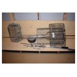 Outdoor camping basket square