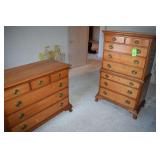 3 piece bedroom set light wood