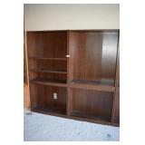 2 Bookcases Dark wood