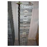 18 Stackable silver metal Baskets