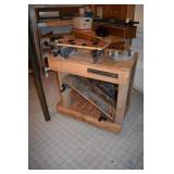 Woodworkers bench with