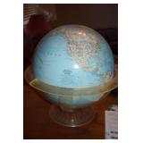 National Geographic globe with pedestal