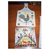 Wall hanging and tile