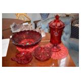 Red Glassware