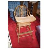 Wooden highchair