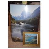 2 photos of the Canadian Rockies