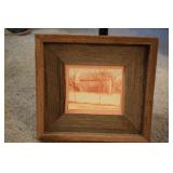 Framed old time photo