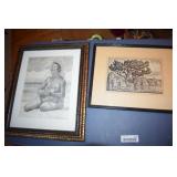 Paintings -  Polynesian Lady and "Sunshine Lake"