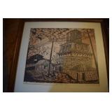 Painting - Old Madden Grain Elevator, 1st addition