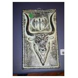 Bull plaque - ceramic tile